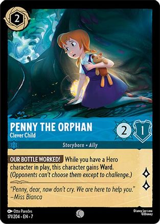 Penny the Orphan - Clever Child (171/204) [Archazias Island] Lorcana Single Disney