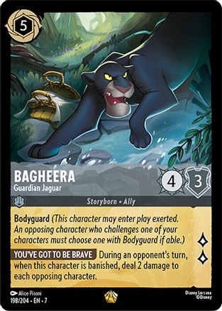 Bagheera - Guardian Jaguar (198/204) [Archazias Island] Cold Foil Lorcana Single Disney