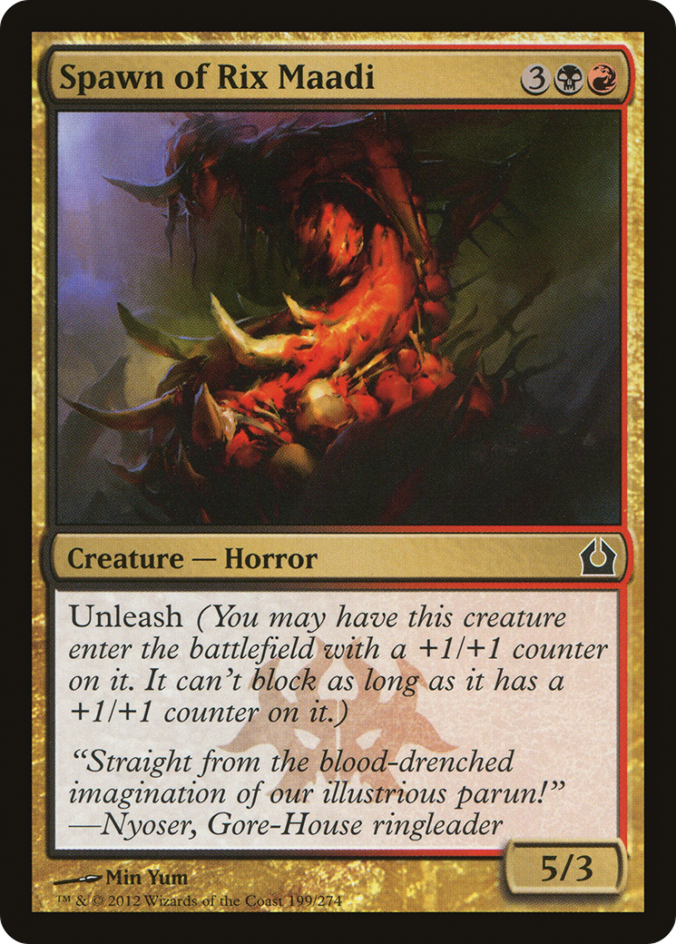 Spawn of Rix Maadi (RTR-199) [Return to Ravnica] Foil MTG Single Wizards of the Coast