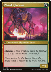 Bonded Herdbeast (MOM-178) [March of the Machine] Foil MTG Single Wizards of the Coast