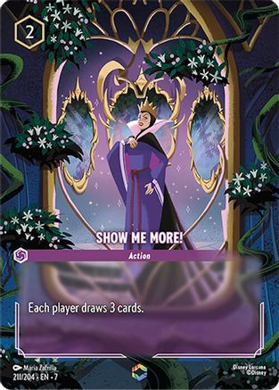 Show Me More! (Enchanted) (211/204) [Archazias Island] Holofoil Lorcana Single Disney