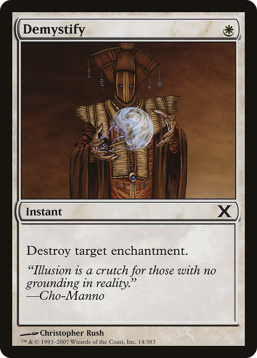 Demystify (10E-014) [Tenth Edition] Foil MTG Single Wizards of the Coast