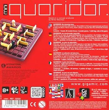 Quoridor Mini Board Games Gigamic