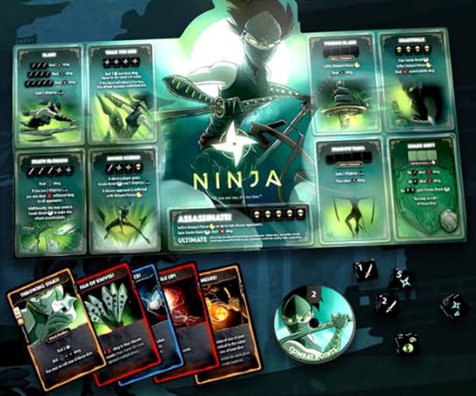 Dice Throne: Season 1 ReRolled - Treant V Ninja Board Games Roxley Games