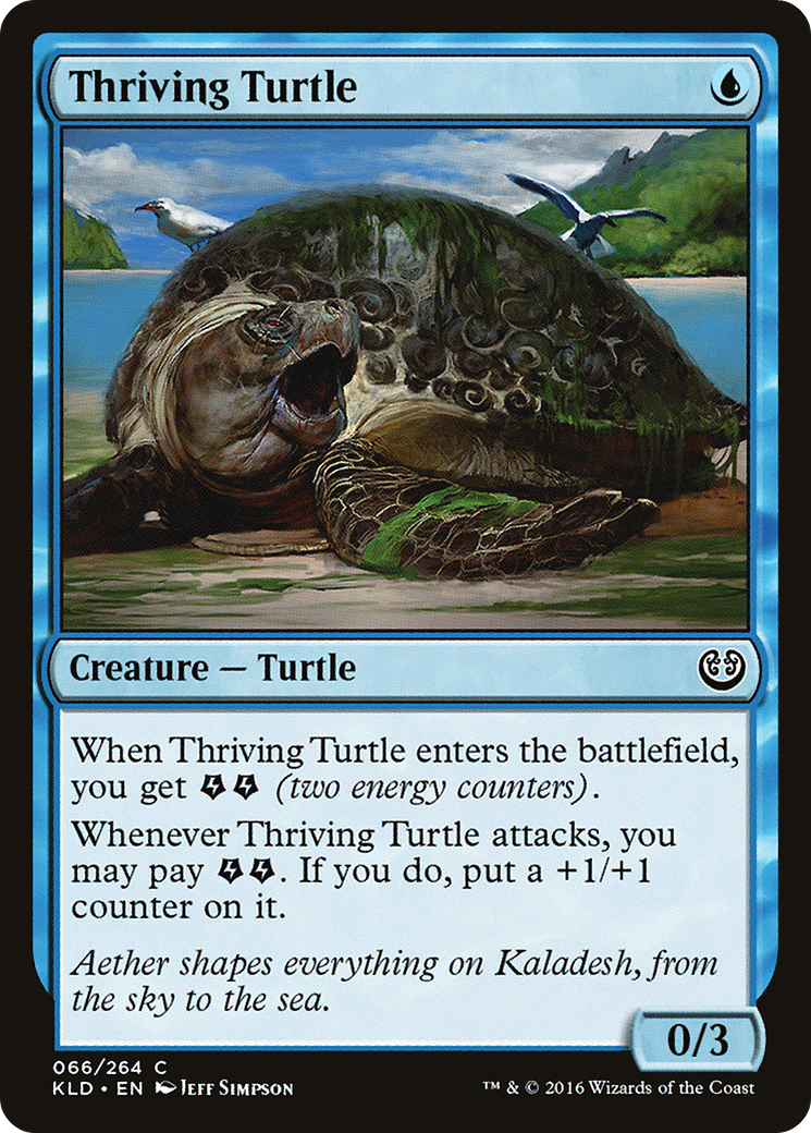Thriving Turtle (KLD-066) [Kaladesh] MTG Single Wizards of the Coast