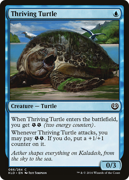 Thriving Turtle (KLD-066) [Kaladesh] MTG Single Wizards of the Coast