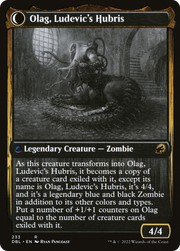 Ludevic, Necrogenius // Olag, Ludevic's Hubris (DBL-233) [Innistrad: Double Feature] Foil MTG Single Wizards of the Coast