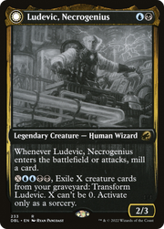 Ludevic, Necrogenius // Olag, Ludevic's Hubris (DBL-233) [Innistrad: Double Feature] MTG Single Wizards of the Coast