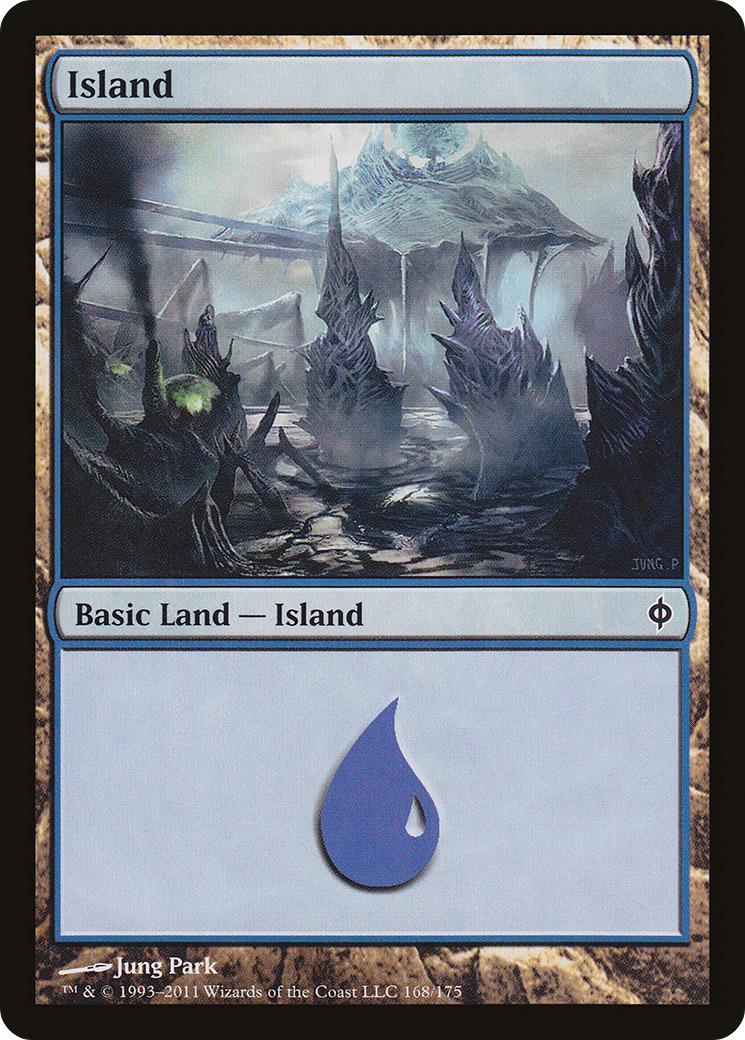 Island (NPH-168) [New Phyrexia] Foil MTG Single Wizards of the Coast