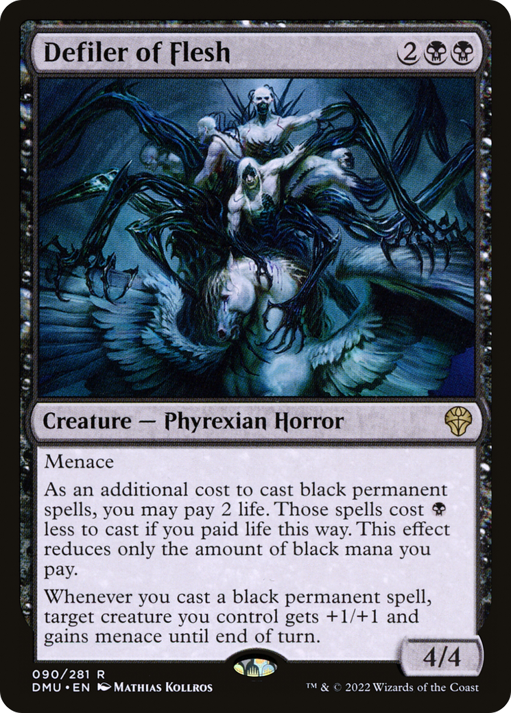 Defiler of Flesh (DMU-090) [Dominaria United] Foil MTG Single Wizards of the Coast