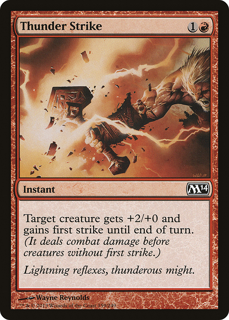 Thunder Strike (M14-159) [Magic 2014] MTG Single Wizards of the Coast