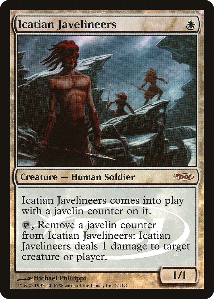 Icatian Javelineers (WPN-002) [Misc] DCI Promos Foil MTG Single Wizards of the Coast