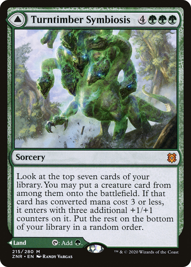 Turntimber Symbiosis (ZNR-215) [Zendikar Rising] Foil MTG Single Wizards of the Coast