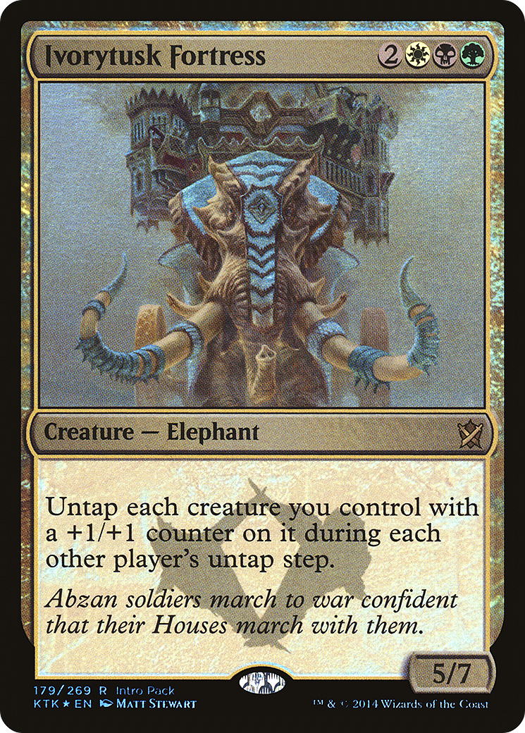 Ivorytusk Fortress (UMP-179) [Khans of Tarkir Promos] Foil MTG Single Wizards of the Coast