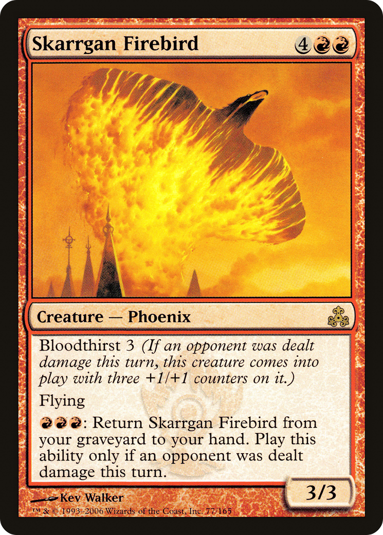 Skarrgan Firebird (GPT-077) [Guildpact] Foil MTG Single Wizards of the Coast