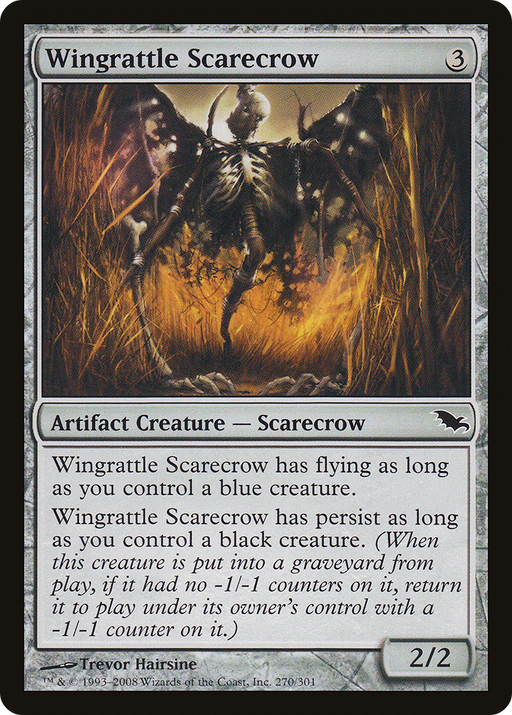 Wingrattle Scarecrow (SHM-270) [Shadowmoor] MTG Single Wizards of the Coast