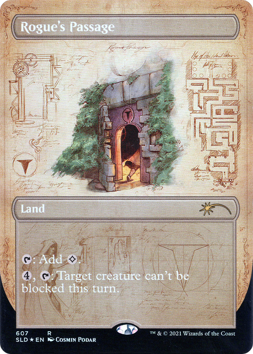 Rogue's Passage (SLD-607) [Secret Lair] Drop (Borderless) Foil MTG Single Wizards of the Coast