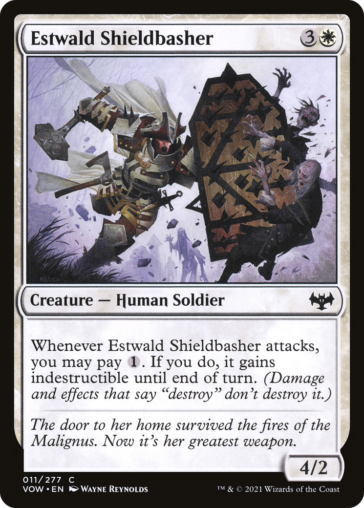 Estwald Shieldbasher (VOW-011) [Innistrad: Crimson Vow] MTG Single Wizards of the Coast
