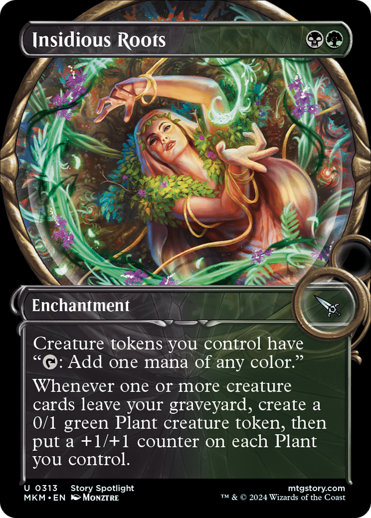 Insidious Roots (MKM-313) [Murders at Karlov Manor] (Showcase) MTG Single Murders at Karlov Manor