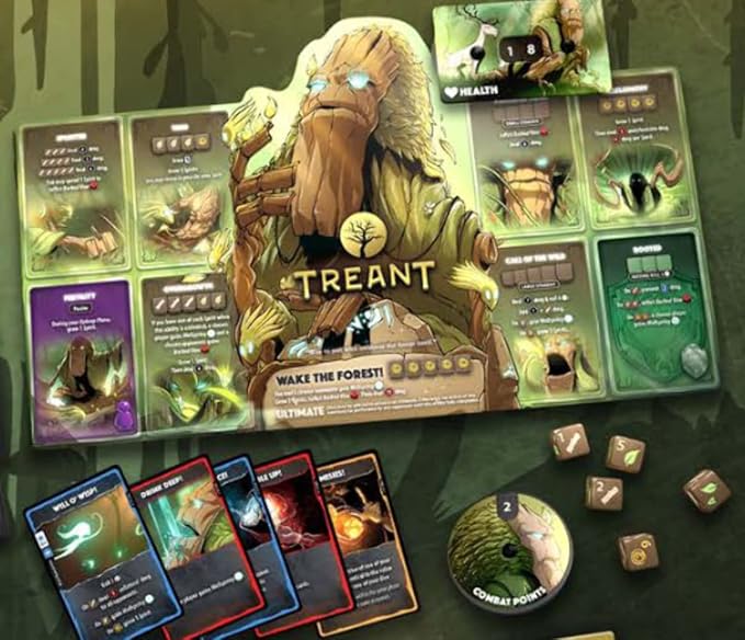 Dice Throne: Season 1 ReRolled - Treant V Ninja Board Games Roxley Games