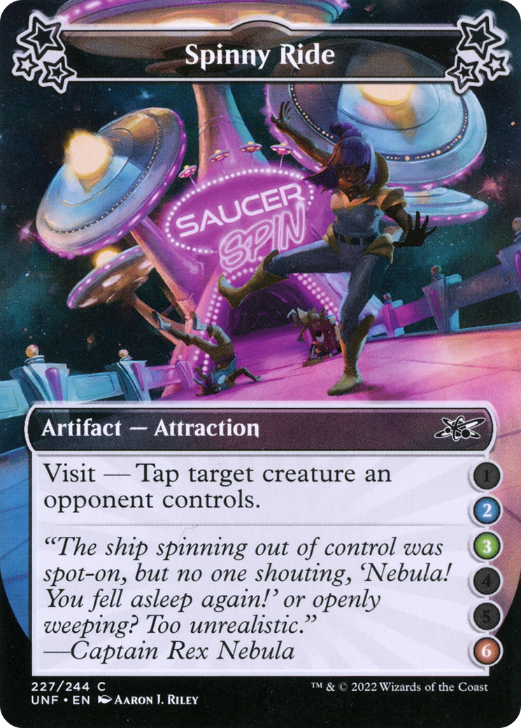 Spinny Ride (UNF-227A) [Unfinity] Foil MTG Single Wizards of the Coast