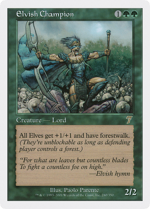 Elvish Champion (7ED-240) [7th Edition] Foil MTG Single Wizards of the Coast