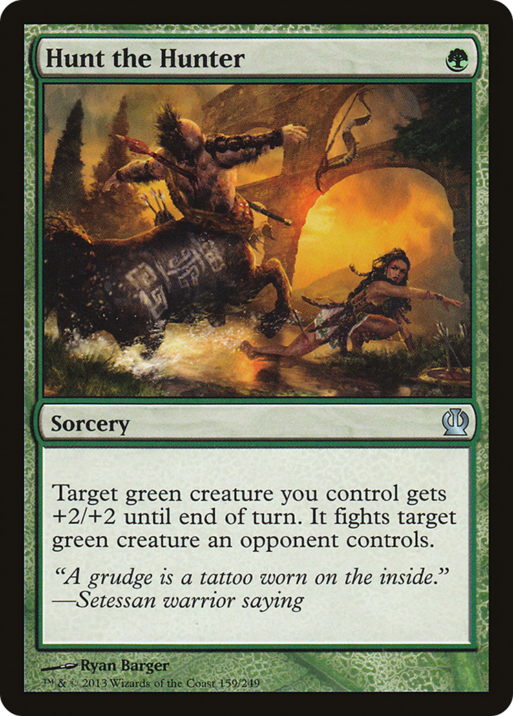 Hunt the Hunter (THS-159) [Theros] MTG Single Wizards of the Coast
