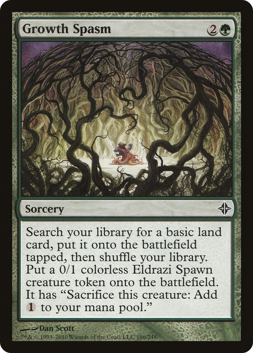Growth Spasm (ROE-186) [Rise of the Eldrazi] Foil MTG Single Wizards of the Coast