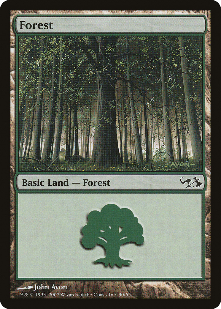 Forest (EVG-030) [Misc] Duel Decks: Elves vs. Goblins MTG Single Wizards of the Coast