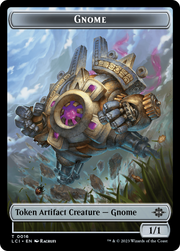 Gnome // Vampire Demon Double-Sided Token [Tokens] The Lost Caverns of Ixalan Tokens MTG Single Magic: The Gathering