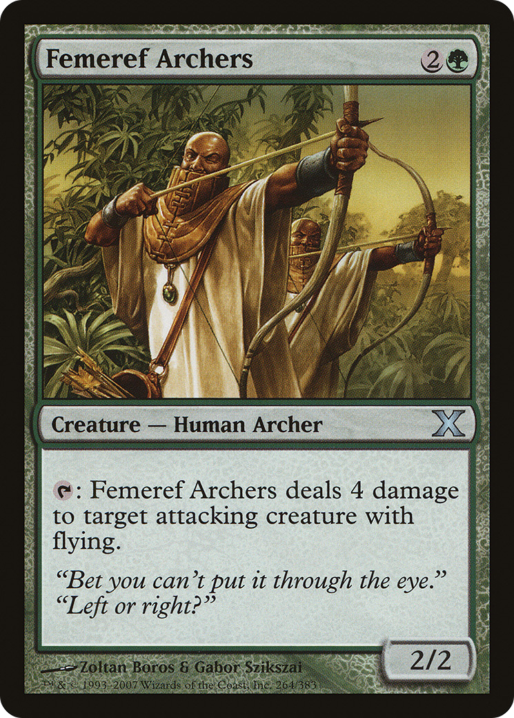 Femeref Archers (10E-264) [Tenth Edition] MTG Single Wizards of the Coast