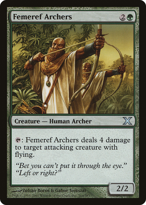 Femeref Archers (10E-264) [Tenth Edition] MTG Single Wizards of the Coast