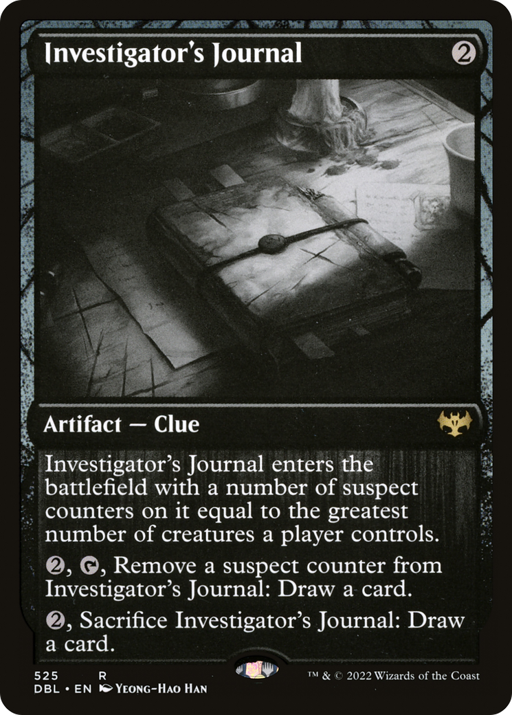 Investigator's Journal (DBL-525) [Innistrad: Double Feature] MTG Single Wizards of the Coast
