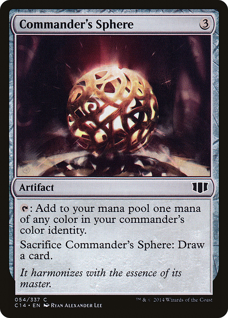 Commander's Sphere (C14-054) [Commander 2014] MTG Single Wizards of the Coast