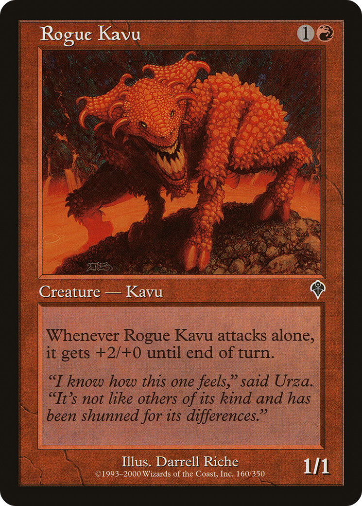 Rogue Kavu (INV-160) [Invasion] Foil MTG Single Wizards of the Coast