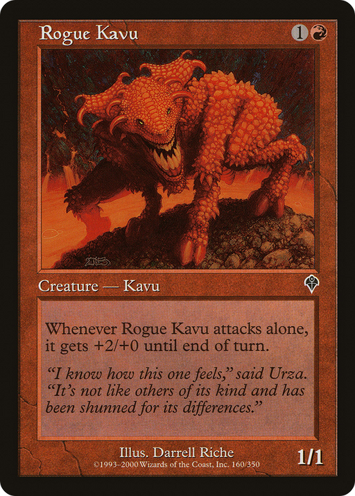 Rogue Kavu (INV-160) [Invasion] Foil MTG Single Wizards of the Coast