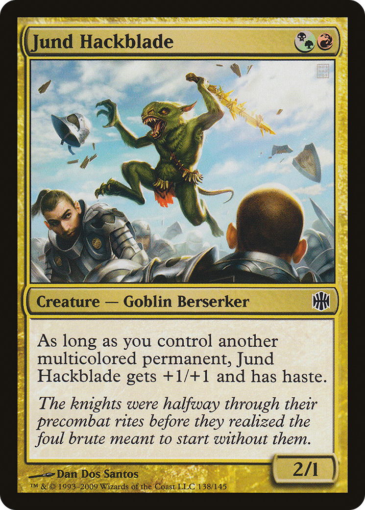 Jund Hackblade (ARB-138) [Alara Reborn] Foil MTG Single Wizards of the Coast