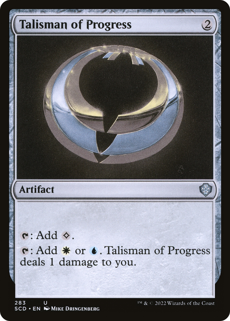 Talisman of Progress (SCD-283) [Starter Commander Decks] MTG Single Wizards of the Coast