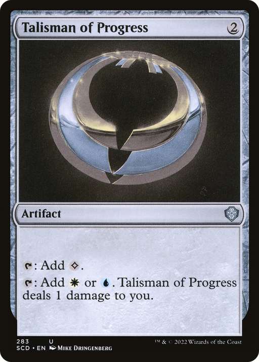 Talisman of Progress (SCD-283) [Starter Commander Decks] MTG Single Wizards of the Coast