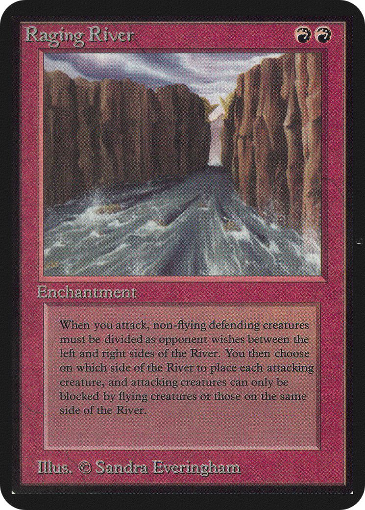 Raging River (LEA-) [Oldschool] Limited Edition Alpha MTG Single Wizards of the Coast