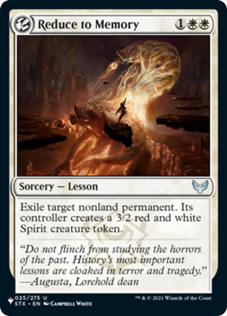 Reduce to Memory (LIST-STX-25) [Mystery Booster] The List MTG Single Wizards of the Coast