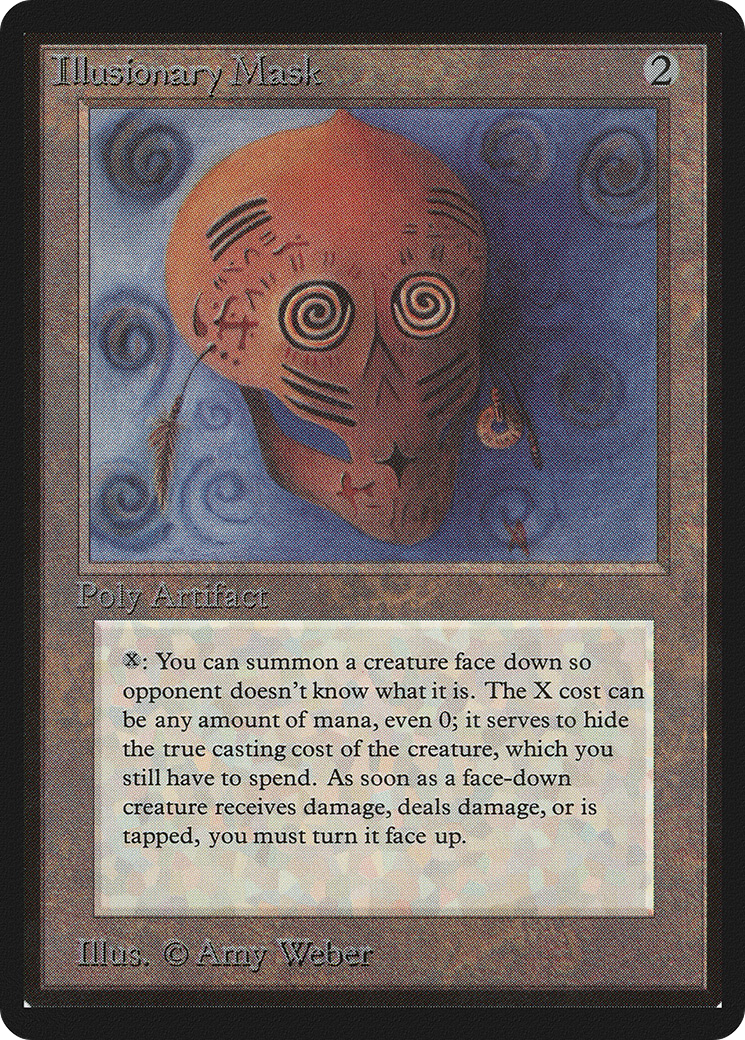 Illusionary Mask (LEB-250) [Oldschool] Limited Edition Beta MTG Single Wizards of the Coast
