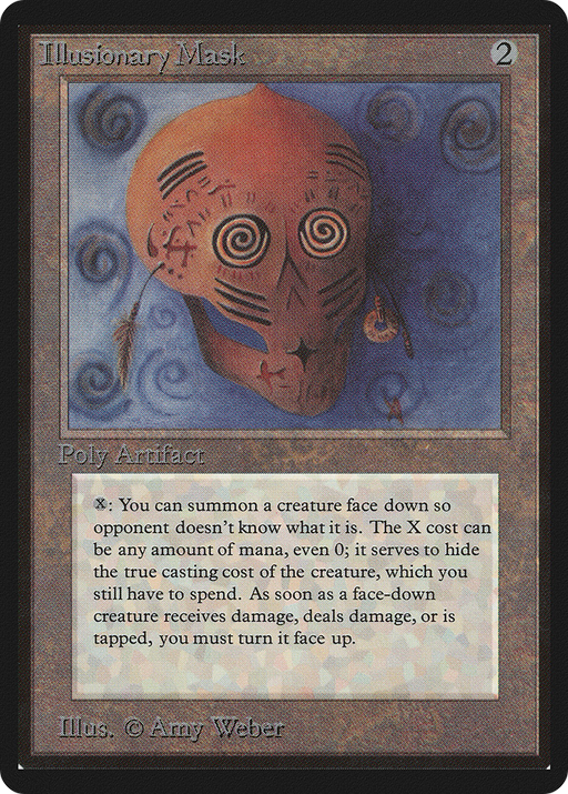 Illusionary Mask (LEB-250) [Oldschool] Limited Edition Beta MTG Single Wizards of the Coast