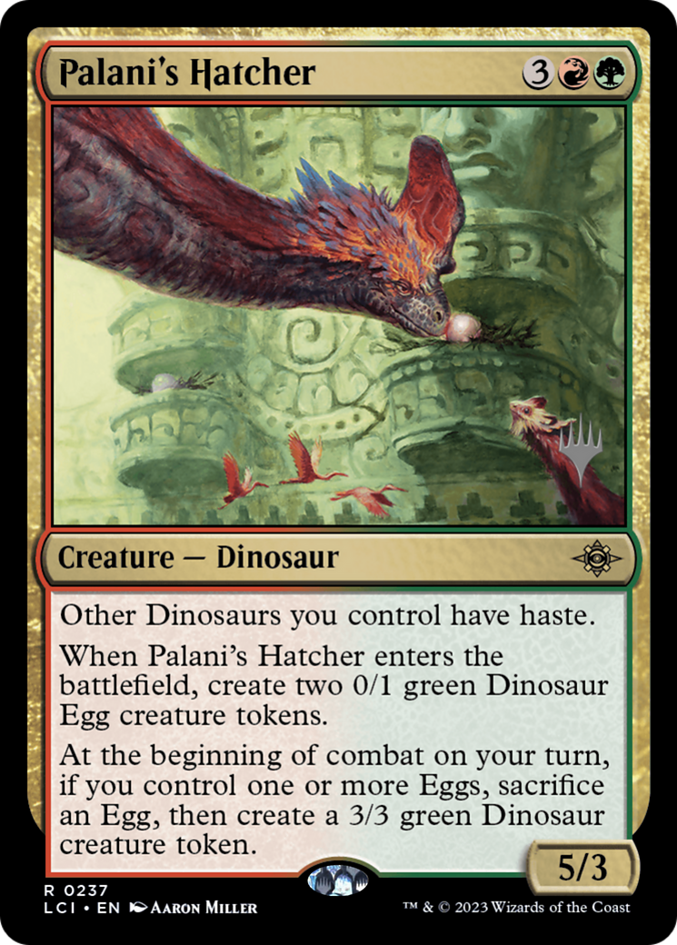 Palani's Hatcher (PPLCI-237) [The Lost Caverns of Ixalan Promos] MTG Single Wizards of the Coast