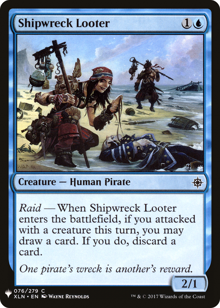 Shipwreck Looter (LIST-XLN-76) [Mystery Booster] The List MTG Single Wizards of the Coast
