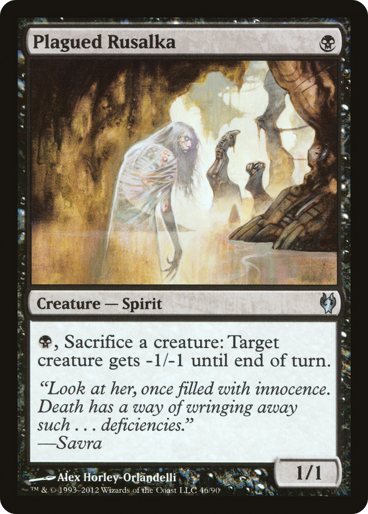 Plagued Rusalka (DDJ-046) [Misc] Duel Decks: Izzet vs. Golgari MTG Single Wizards of the Coast