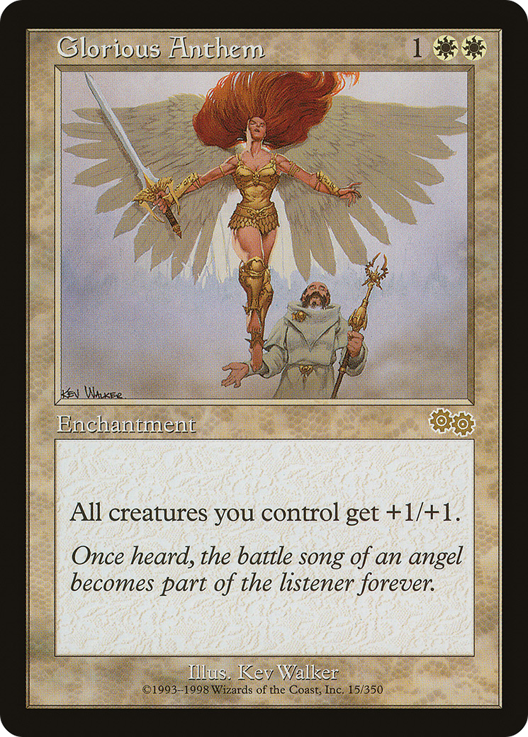 Glorious Anthem (USG-015) [Urza's Saga] MTG Single Wizards of the Coast