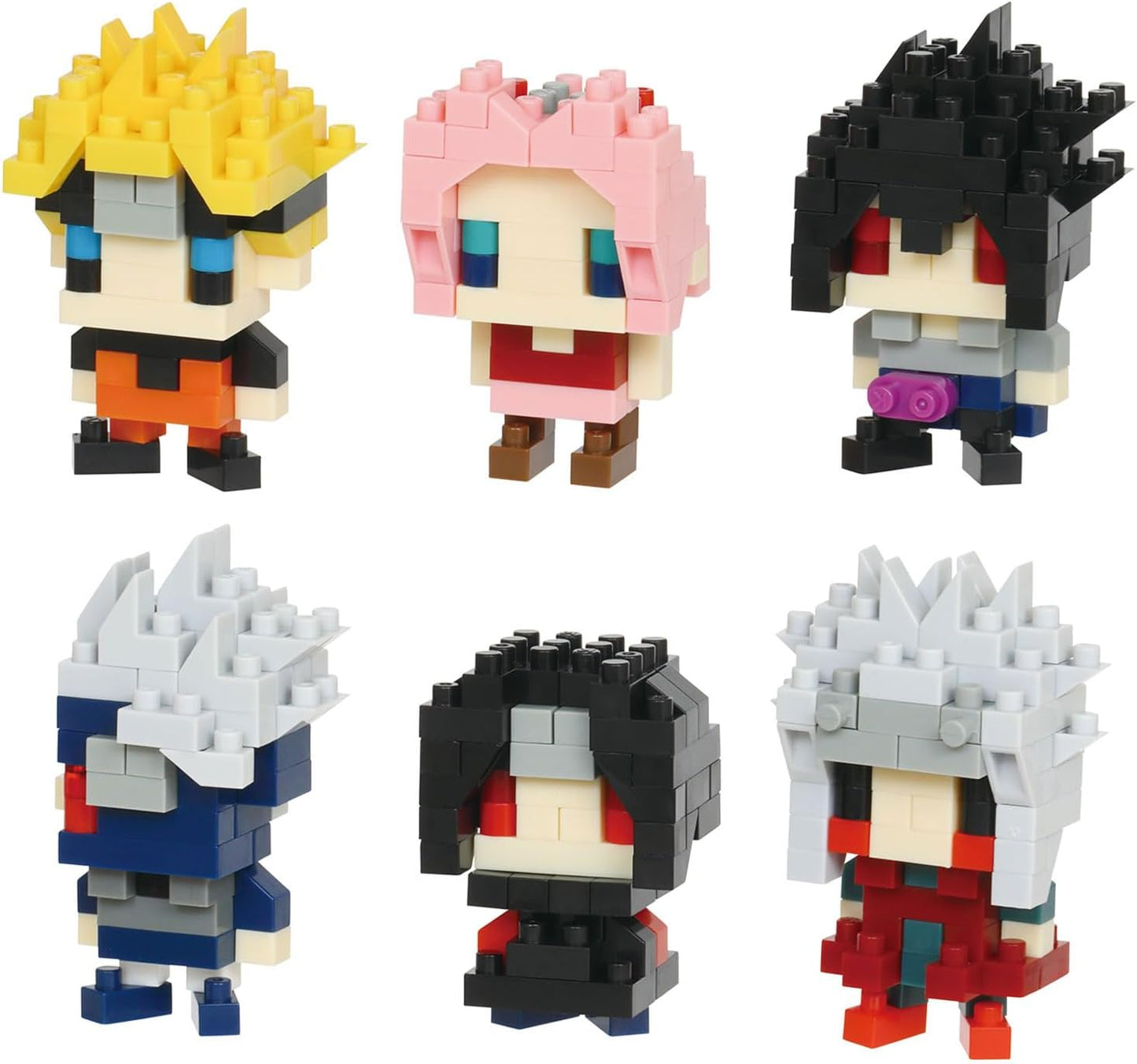 Nanoblock: Mininano Naruto Shippuden Blind Box Complete Set of 6