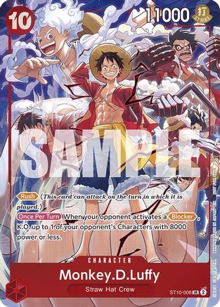 Monkey.D.Luffy (One Piece Day Dallas 2025) (ST10-006) [One Piece Promotion Cards] Foil One Piece Single Bandai