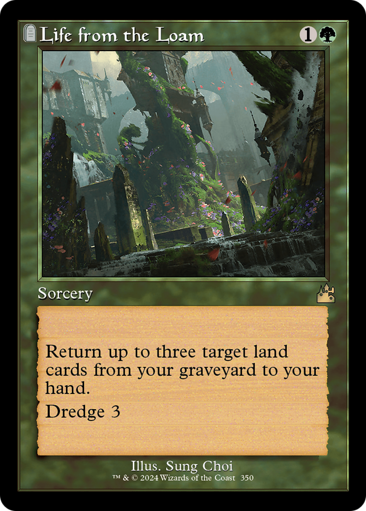 Life from the Loam (RVR-350) [Ravnica Remastered] Foil MTG Single Wizards of the Coast